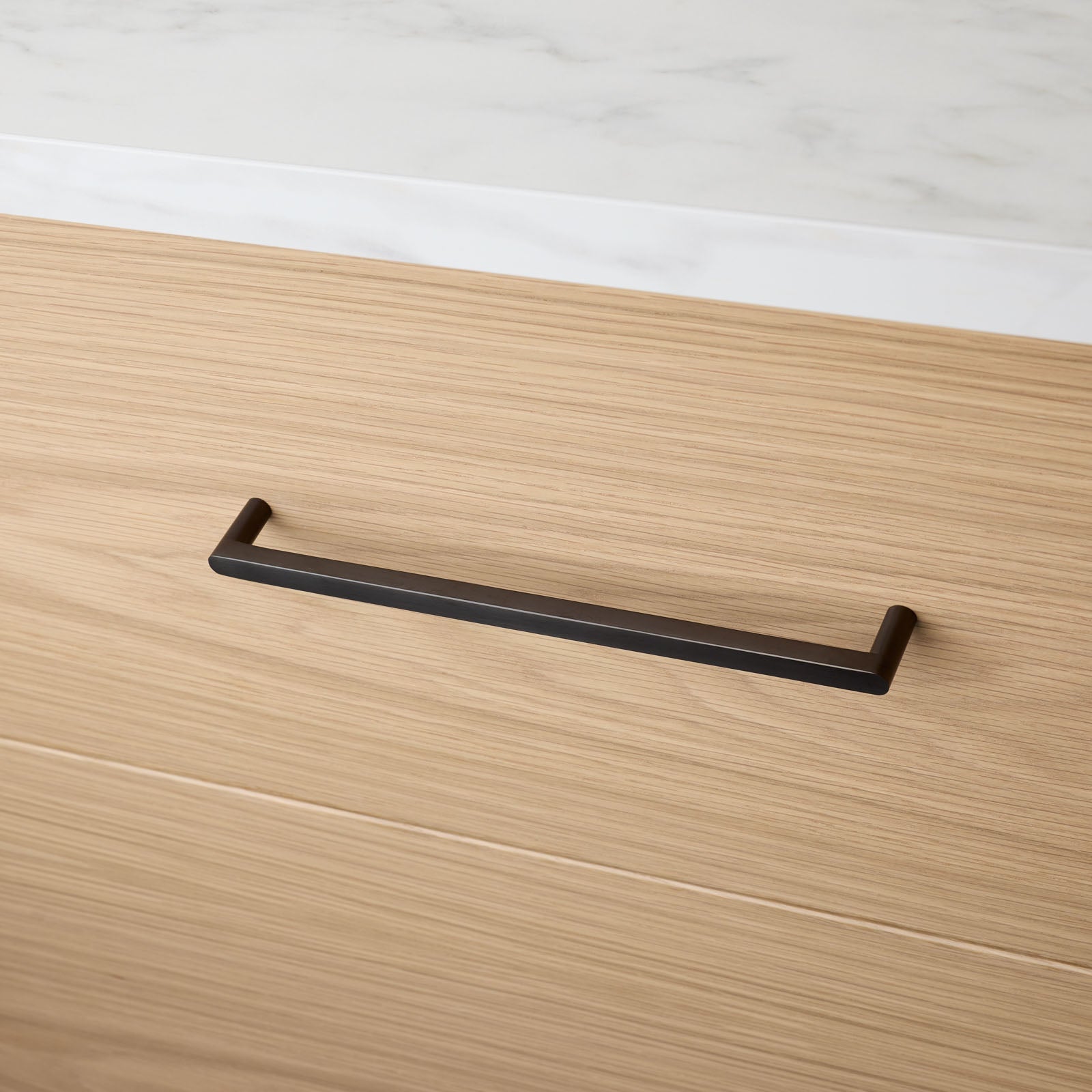 What door handles go with Oak doors and cabinets?