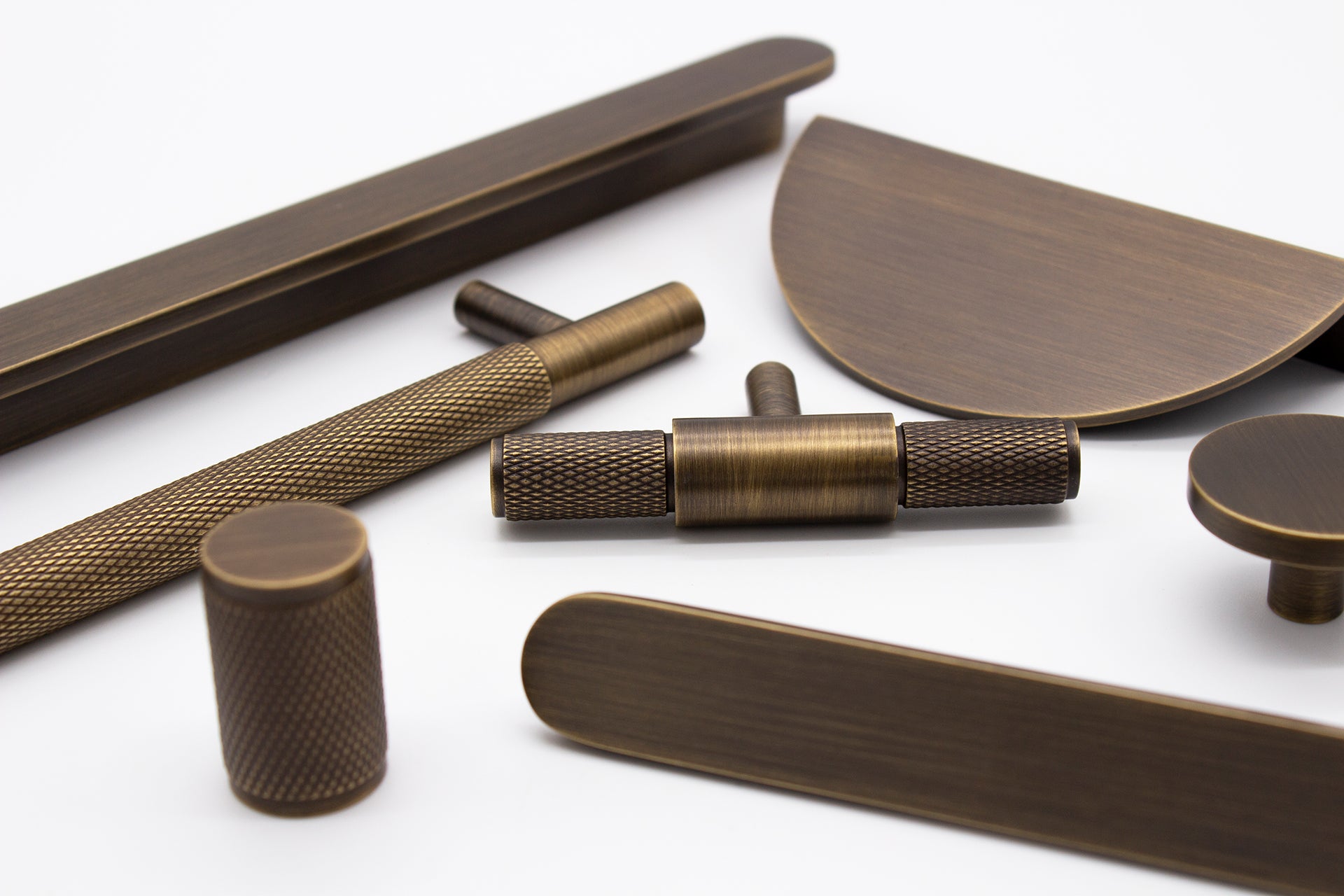 Tradition meets Modernity with Aged Brass Cabinet Handles