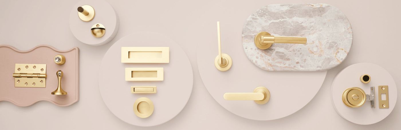Satin Brass Door Hardware Online Manovella