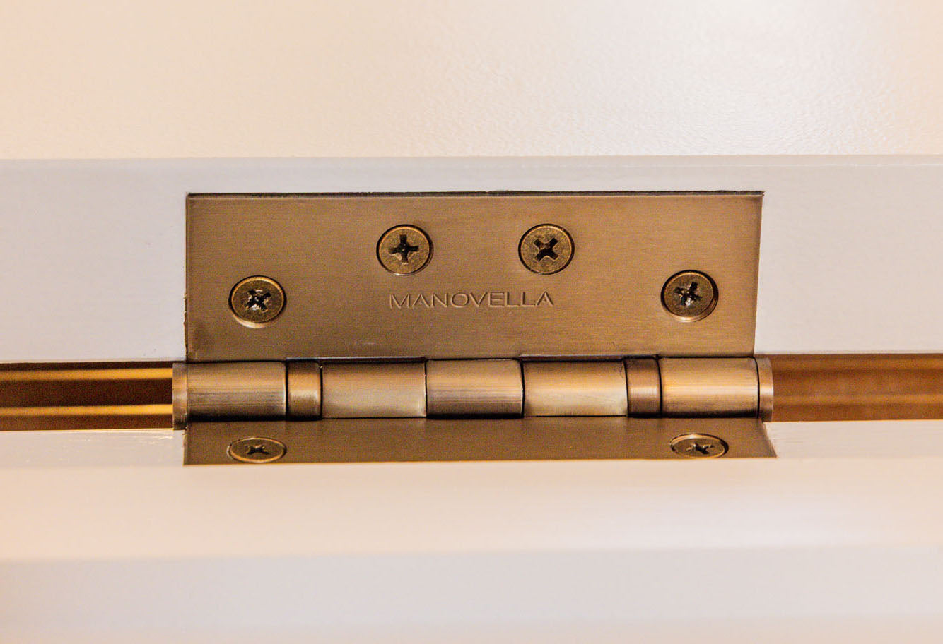 Satin Brass Door Hinges