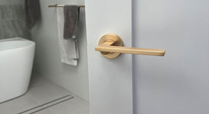 Satin Brass Door Handles