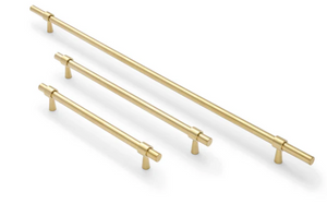 Brushed Brass PVD Cabinet Handles