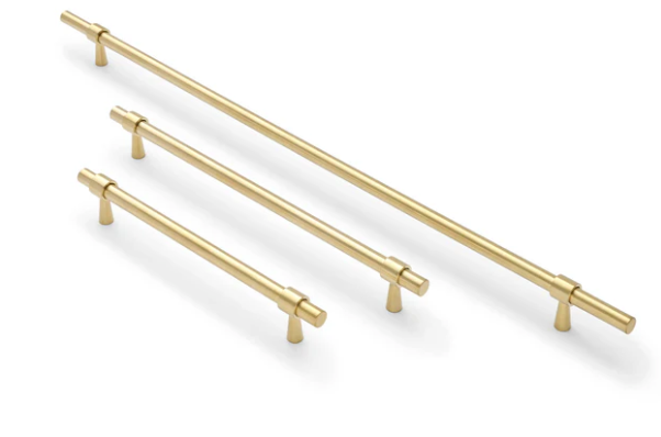 Brushed Brass PVD Cabinet Handles
