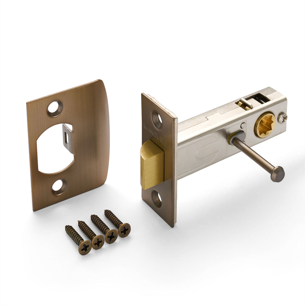 Privacy Latch 60mm Backset With D-Strike (Various Finishes)