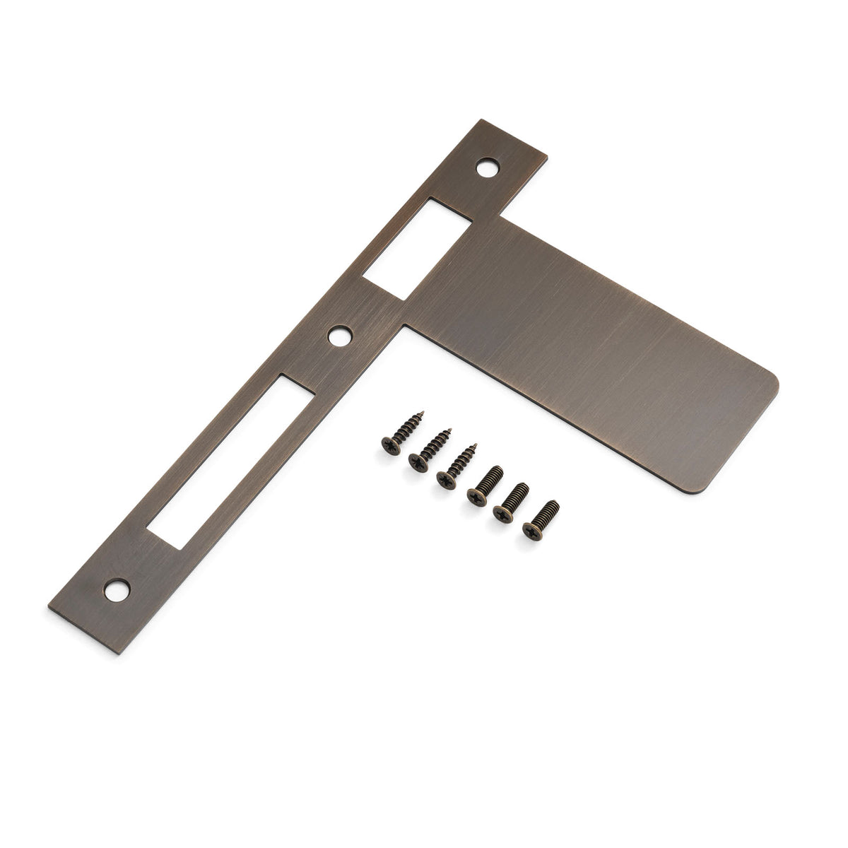 Extended 120mm Strike Plate to suit 85mm Euro Mortice Lock (Various Finishes)
