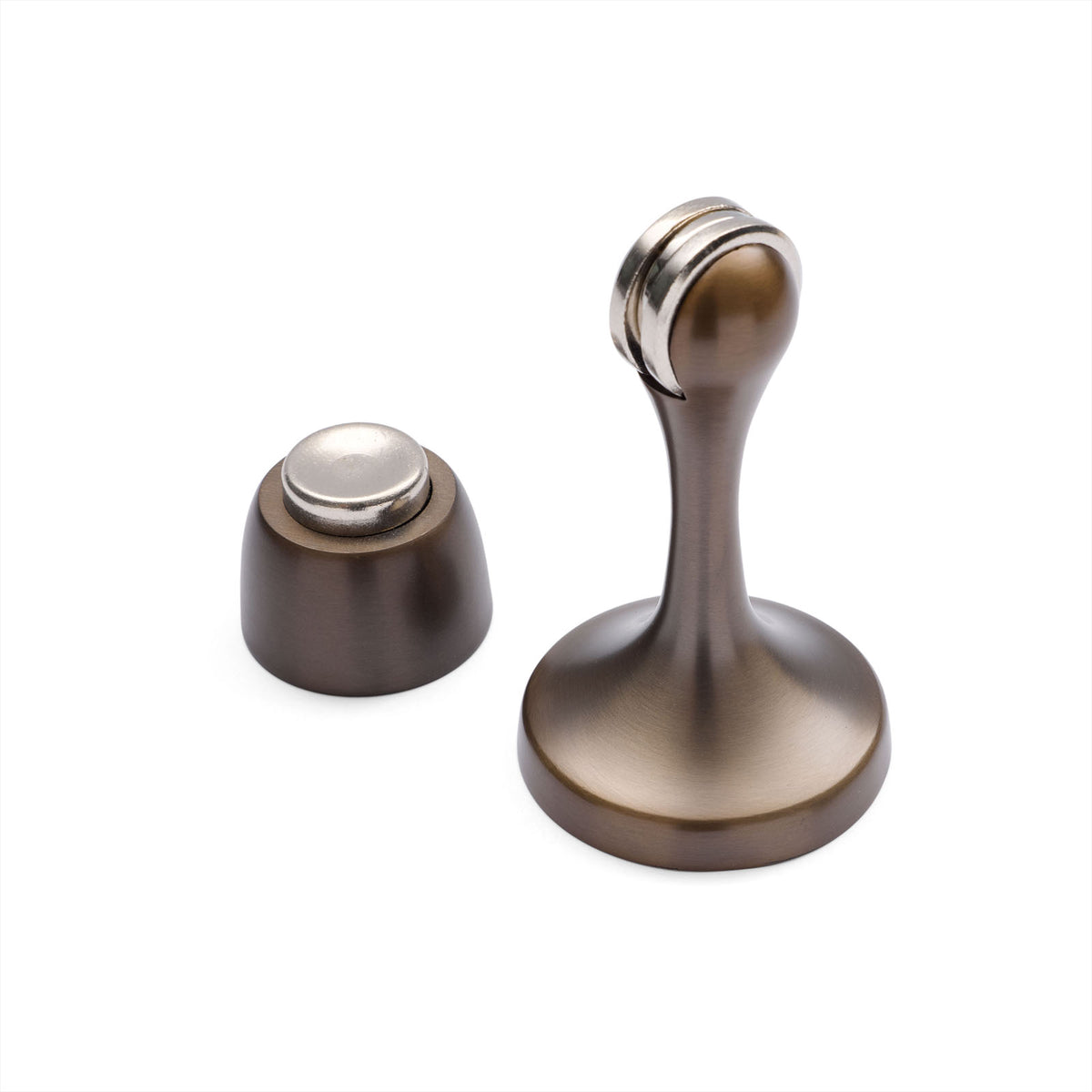 Aged Brass Magnetic Door Stop