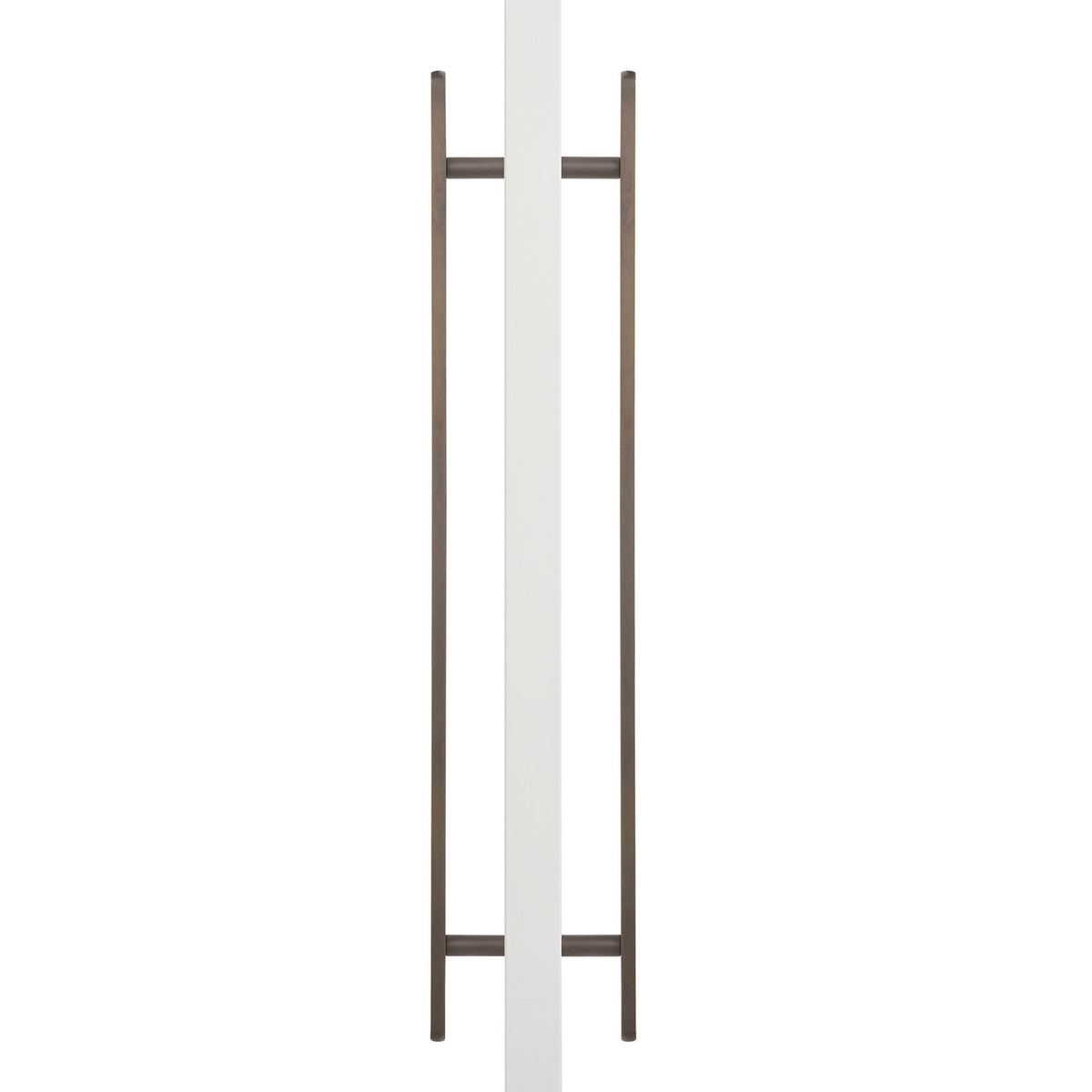 Aged Brass Oval Profile Back to Back Door Pull - Imogen