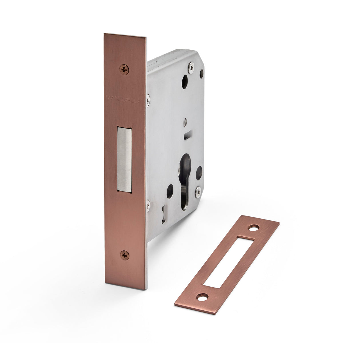 Sienna Bronze Euro Mortice Deadbolt 316SS (60mm Backset)