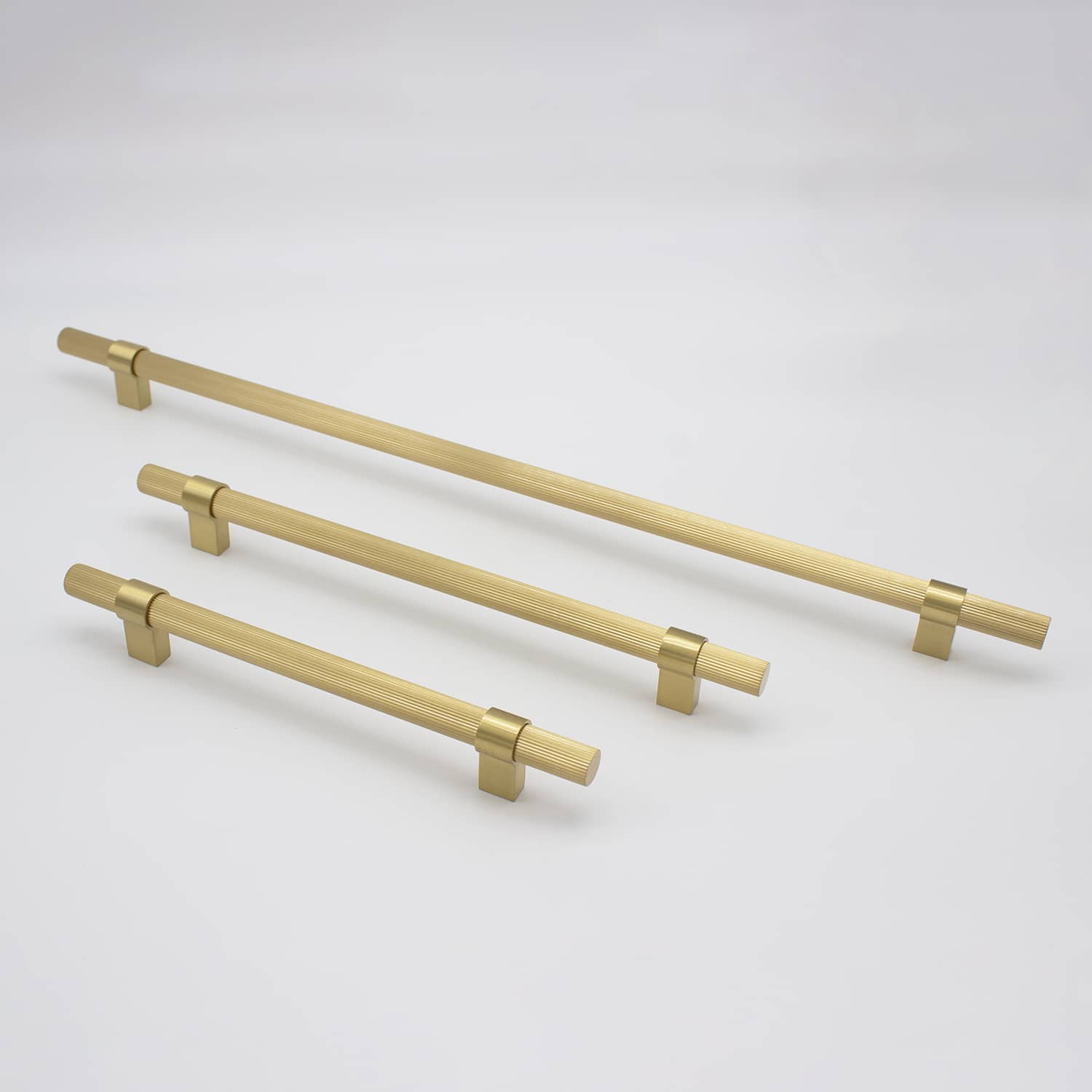 Straight Flat Bar Solid Brass Handles