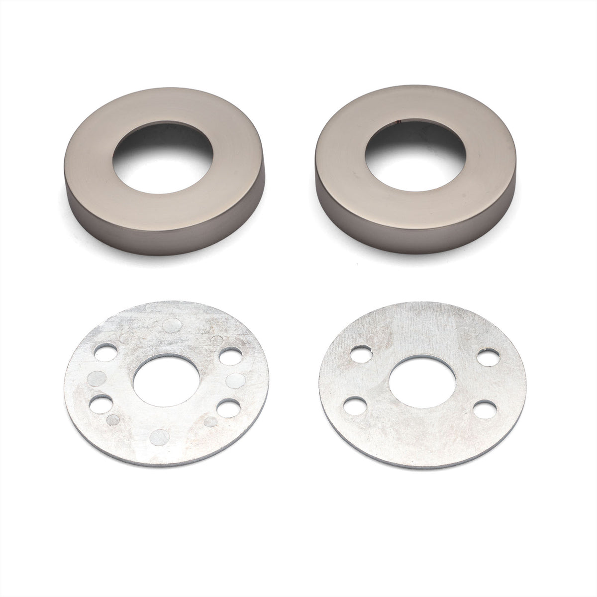 Brushed Nickel Large Rose Adaptor Kit - 65mm Diameter