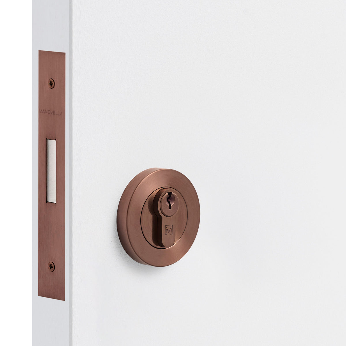 Sienna Bronze Euro Deadbolt Kit