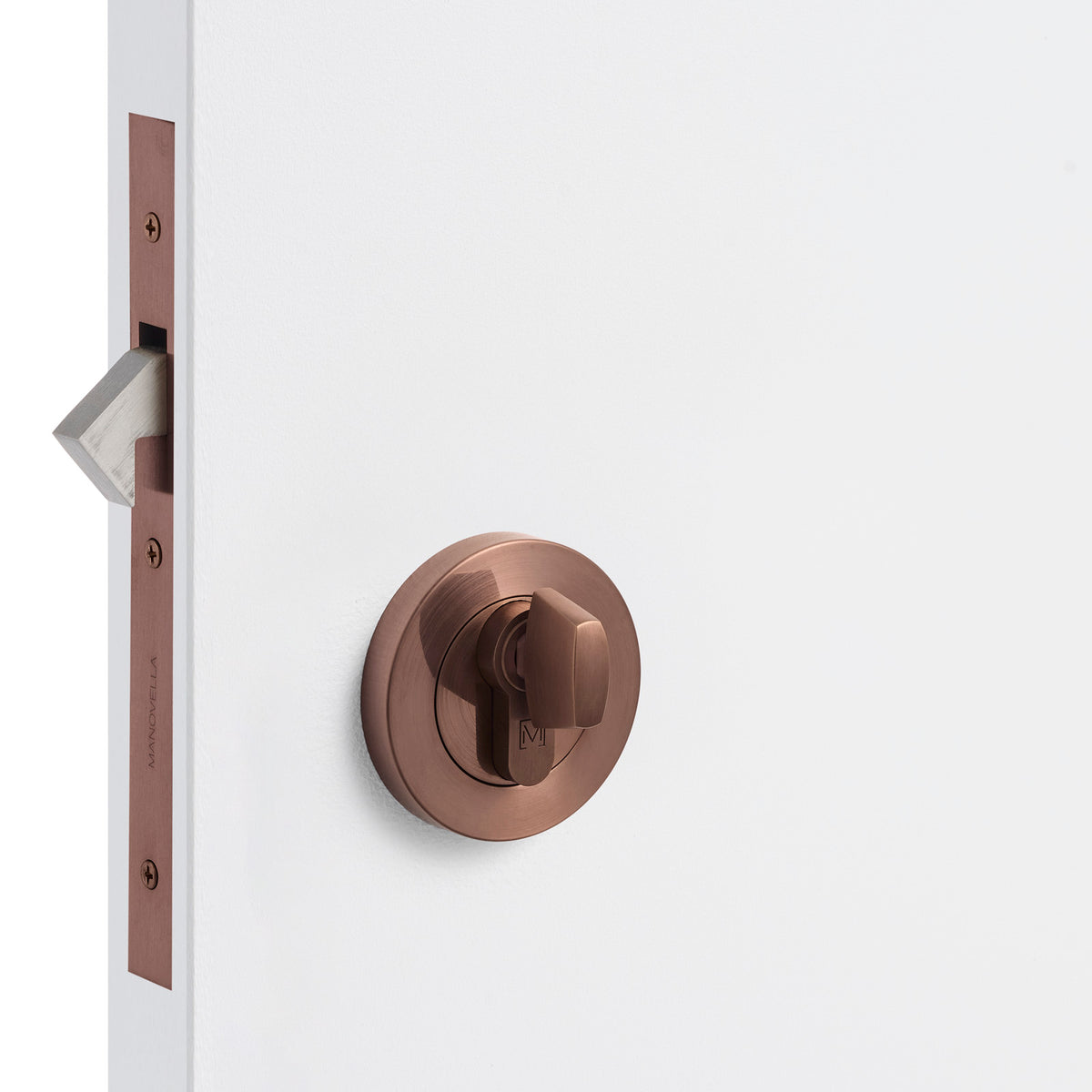 Sienna Bronze Sliding Door Lock Kit