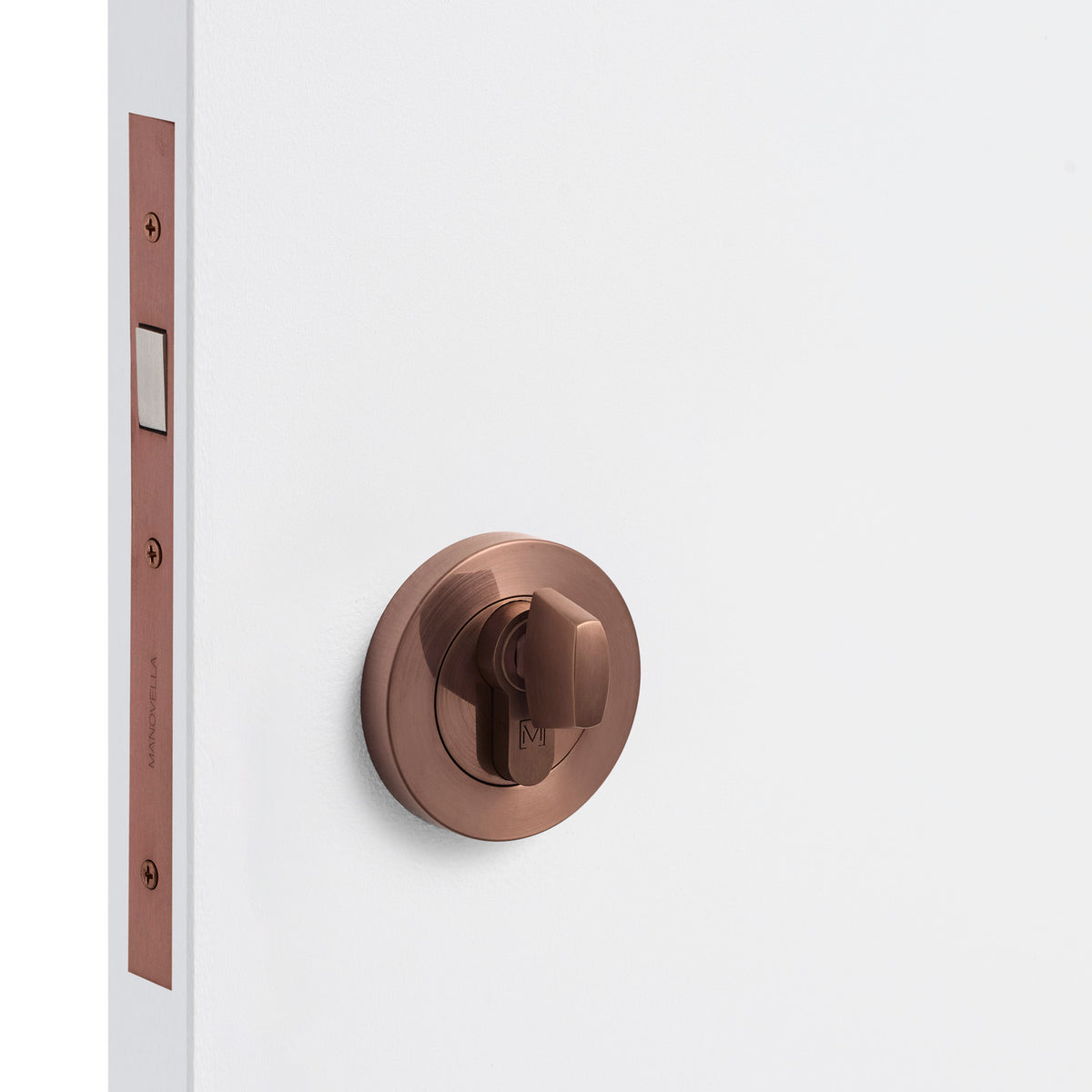 Sienna Bronze Sliding Door Lock Kit