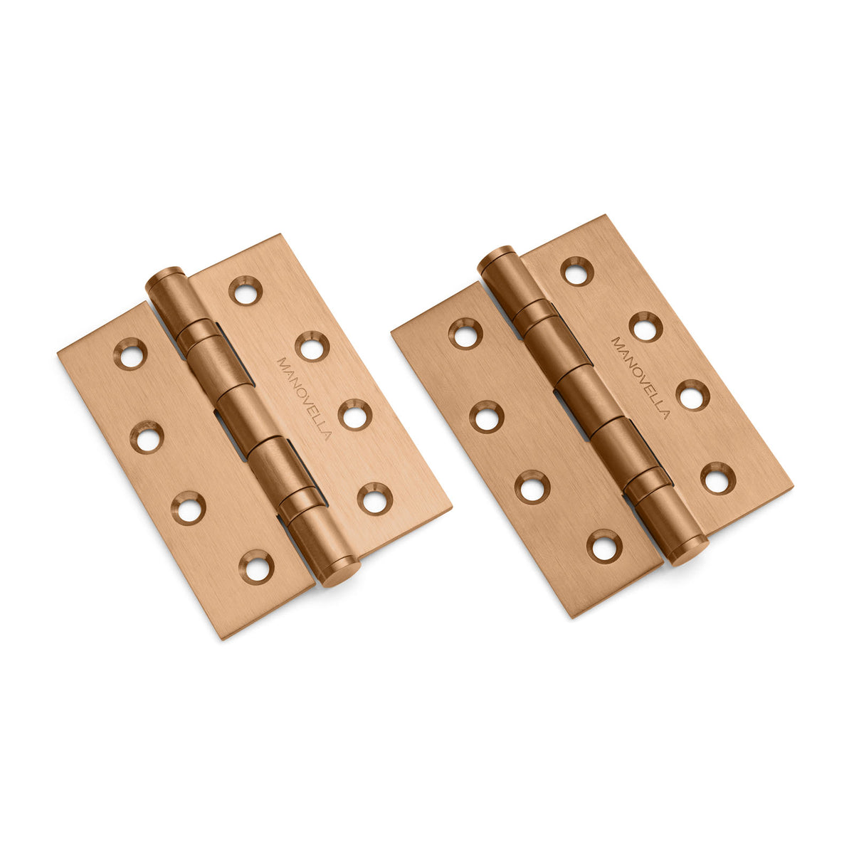 Brushed Copper Ball Bearing Hinge (Pair) 100mm x 75mm