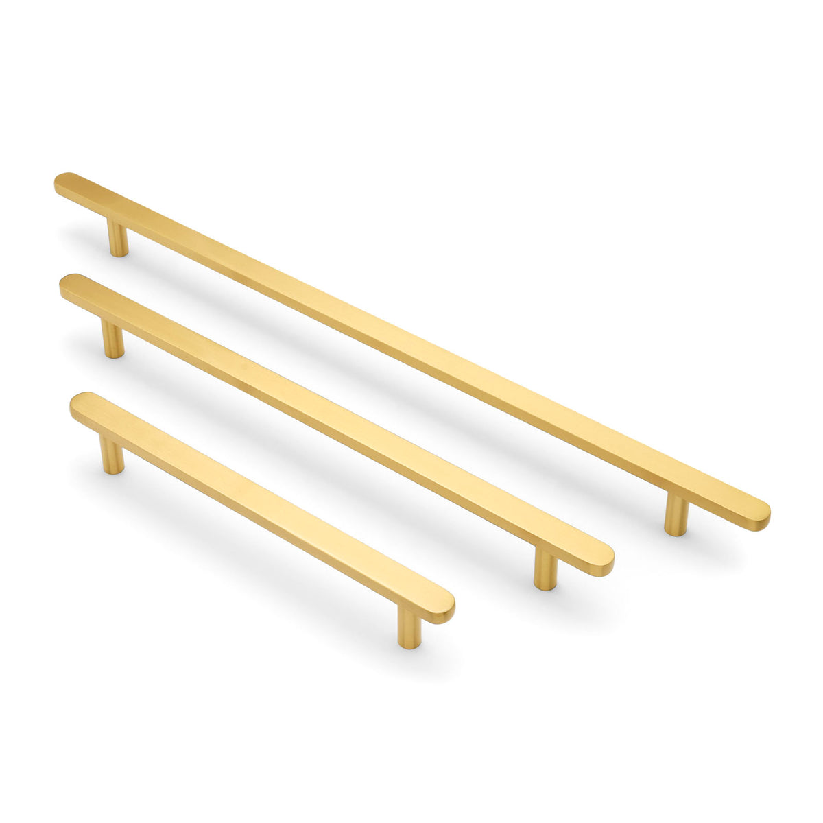 Brushed Brass Oval Profile Appliance/Door Pull - Imogen