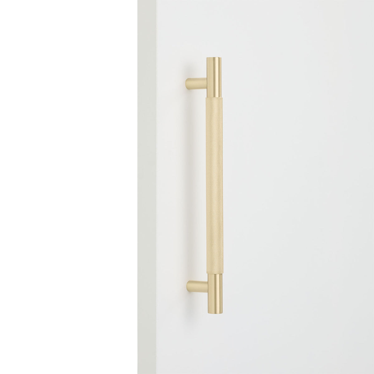Brushed Brass Knurled Appliance/Door Pull - Charmian