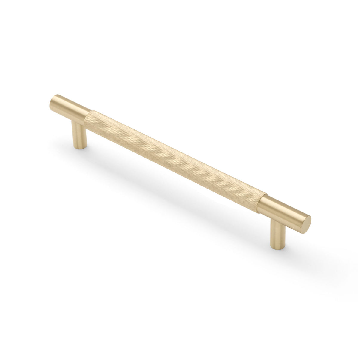 Brushed Brass Knurled Appliance/Door Pull - Charmian