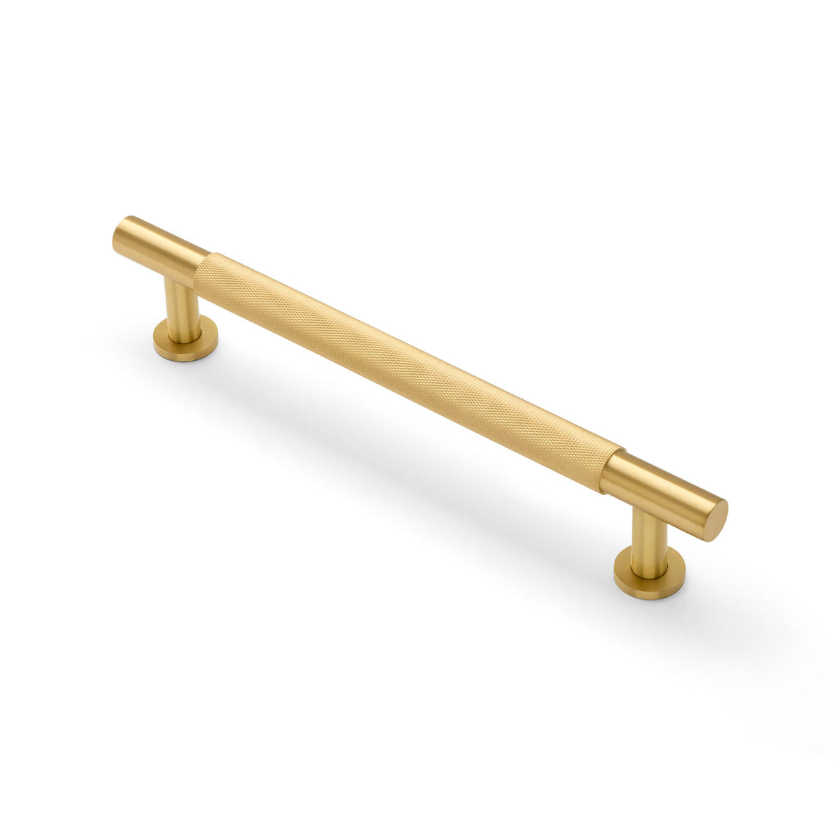 Brushed Brass Knurled Appliance/Door Pull - Charmian