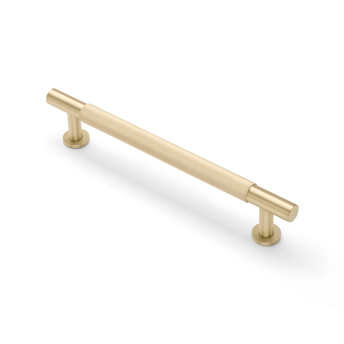 Brushed Brass Knurled Appliance/Door Pull - Charmian