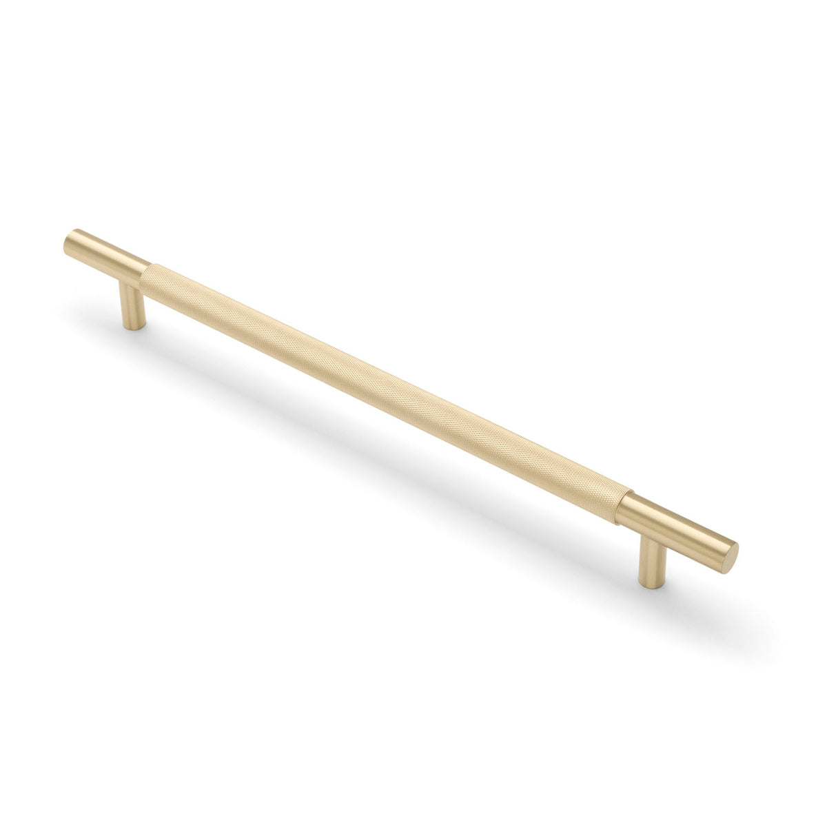 Brushed Brass Knurled Appliance/Door Pull - Charmian