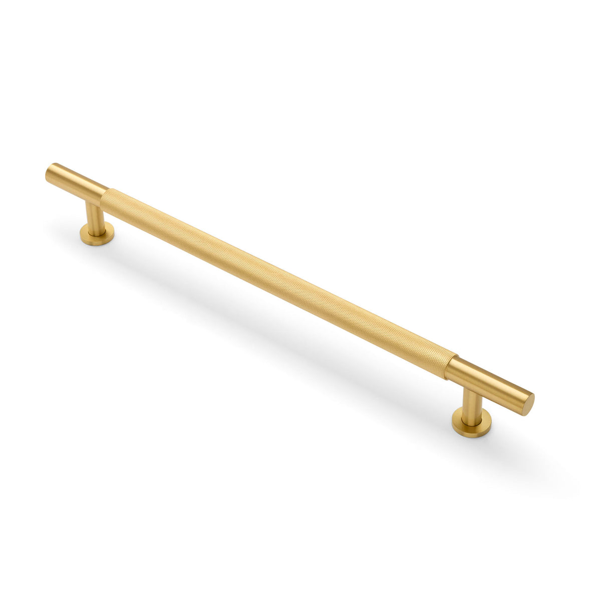 Brushed Brass Knurled Appliance/Door Pull - Charmian