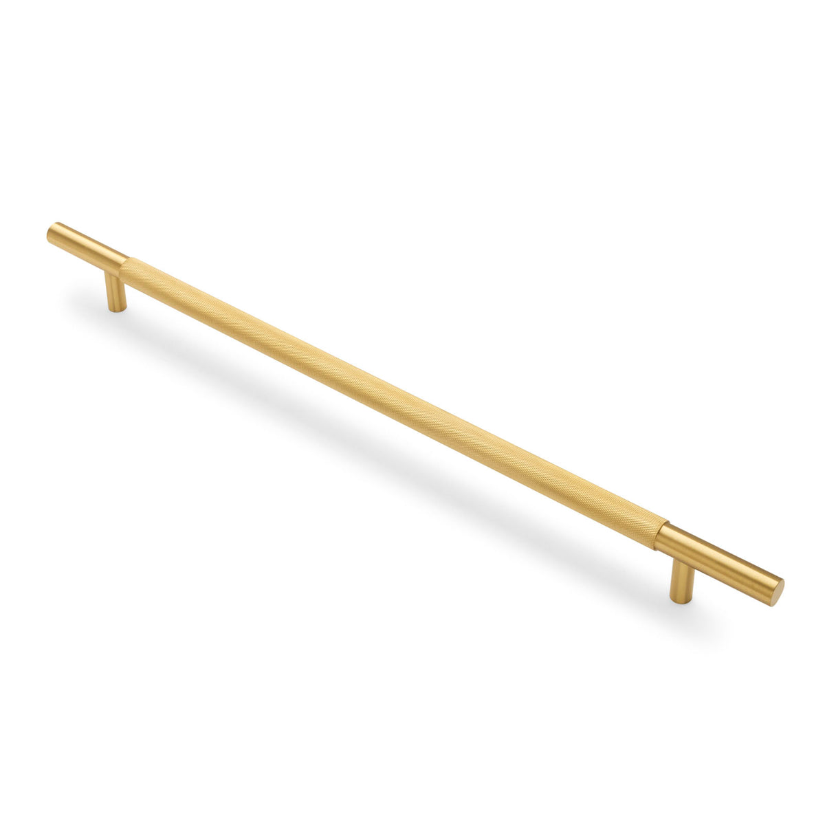 Brushed Brass Knurled Appliance/Door Pull - Charmian