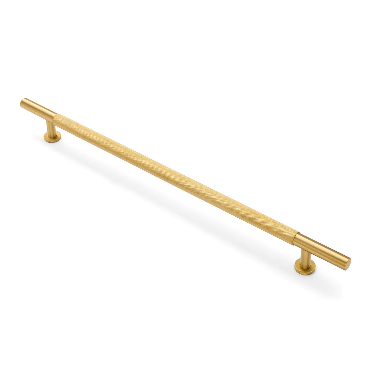 Brushed Brass Knurled Appliance/Door Pull - Charmian