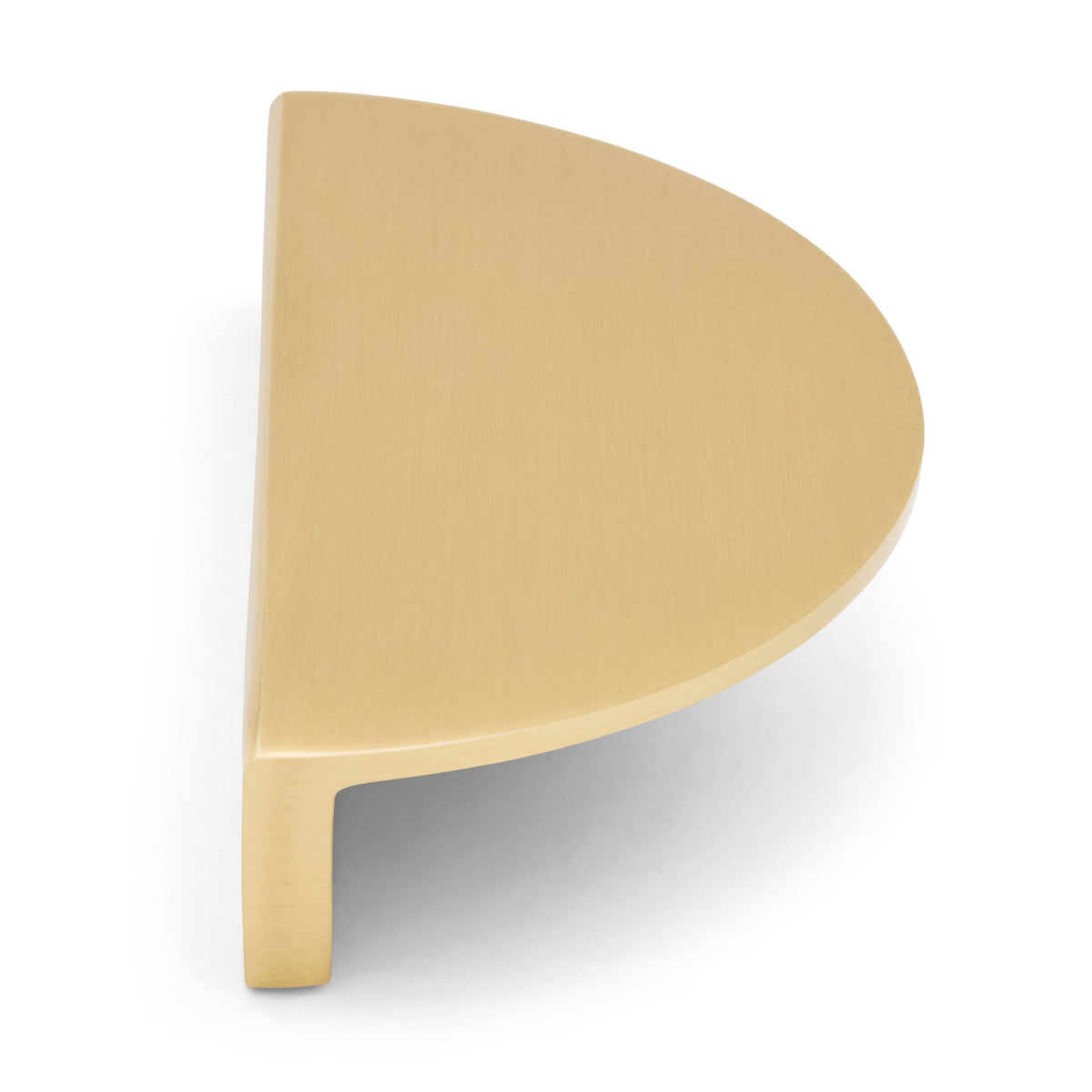 Brushed Brass Half Moon Cabinet Pull - Iris