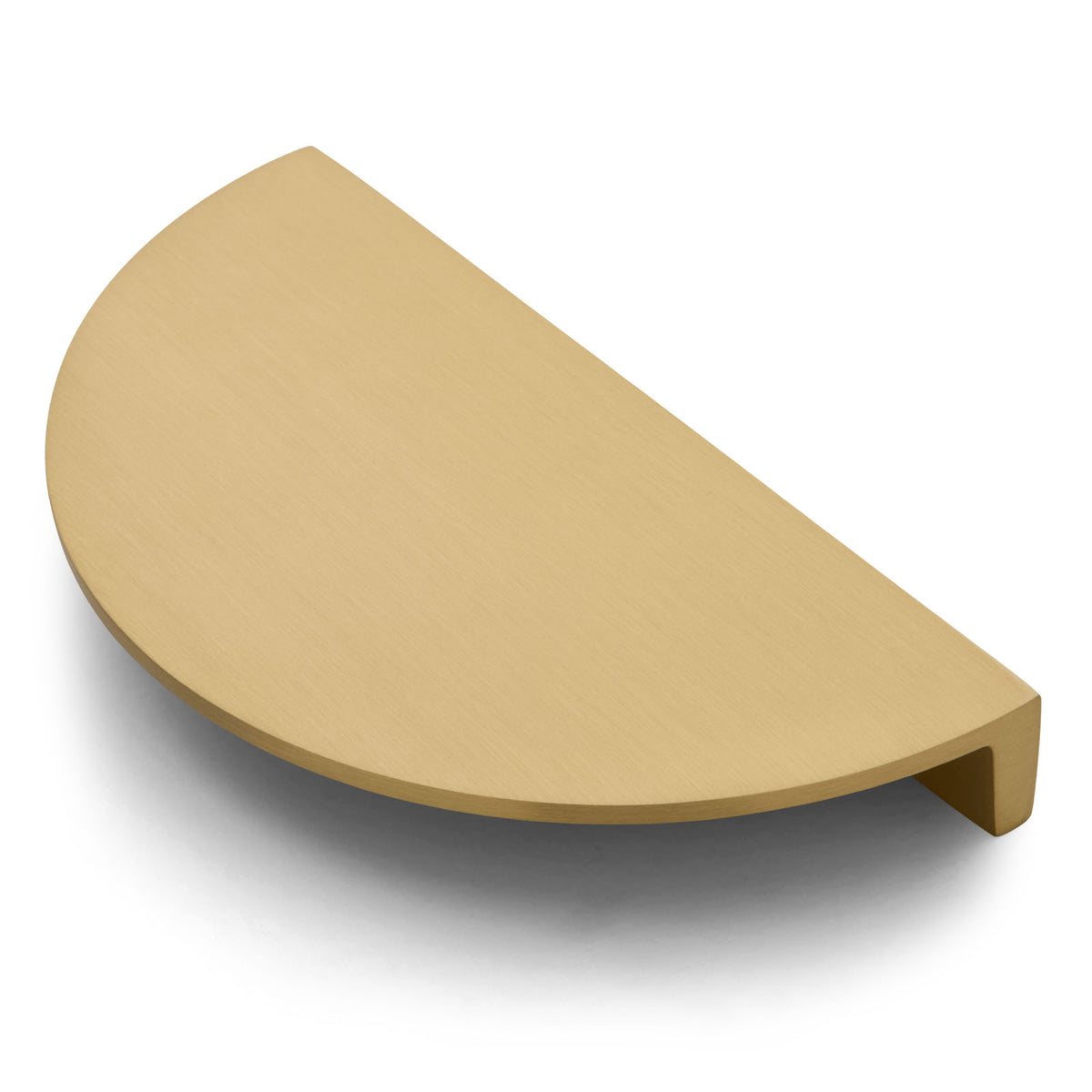 Brushed Brass Half Moon Cabinet Pull - Iris