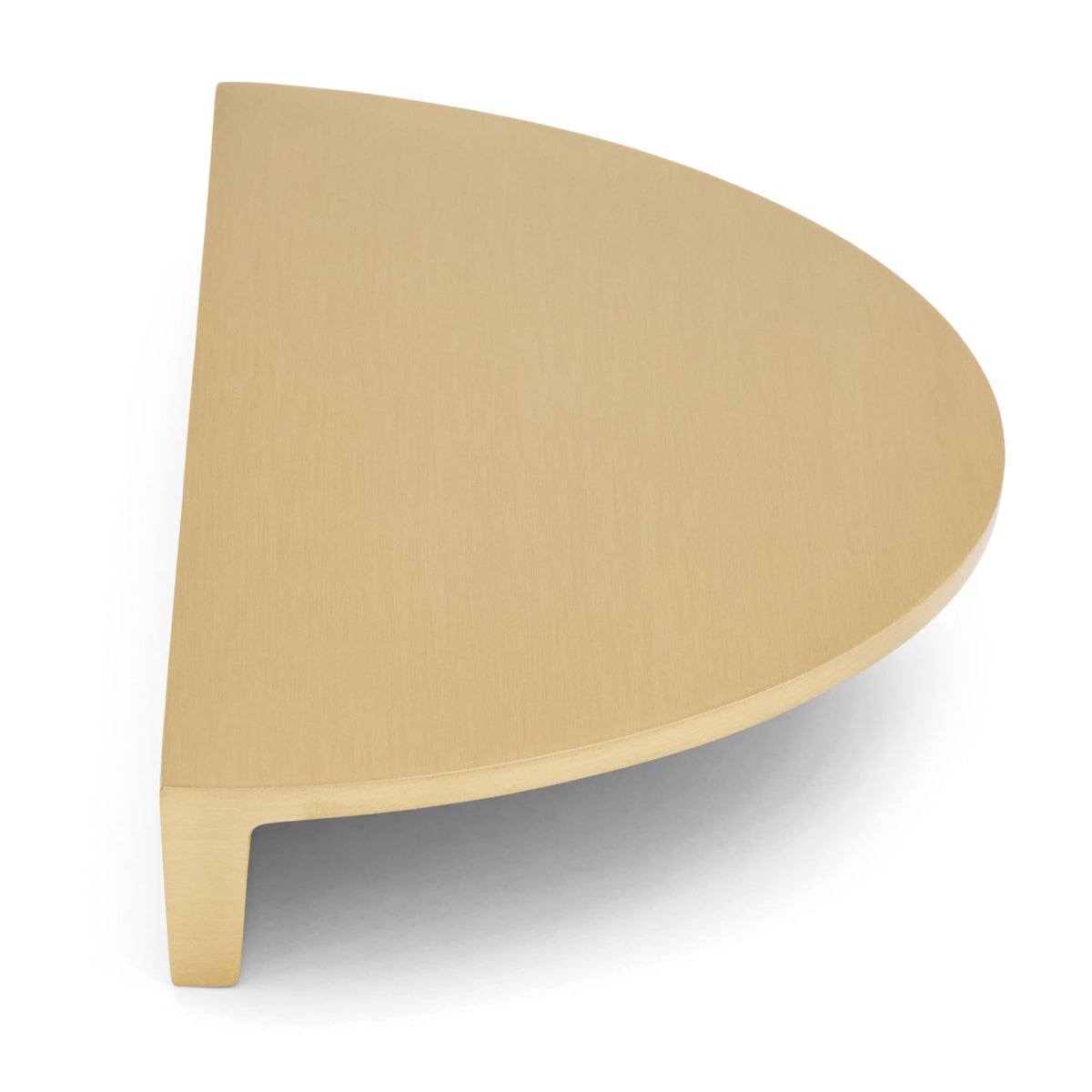 Brushed Brass Half Moon Cabinet Pull - Iris