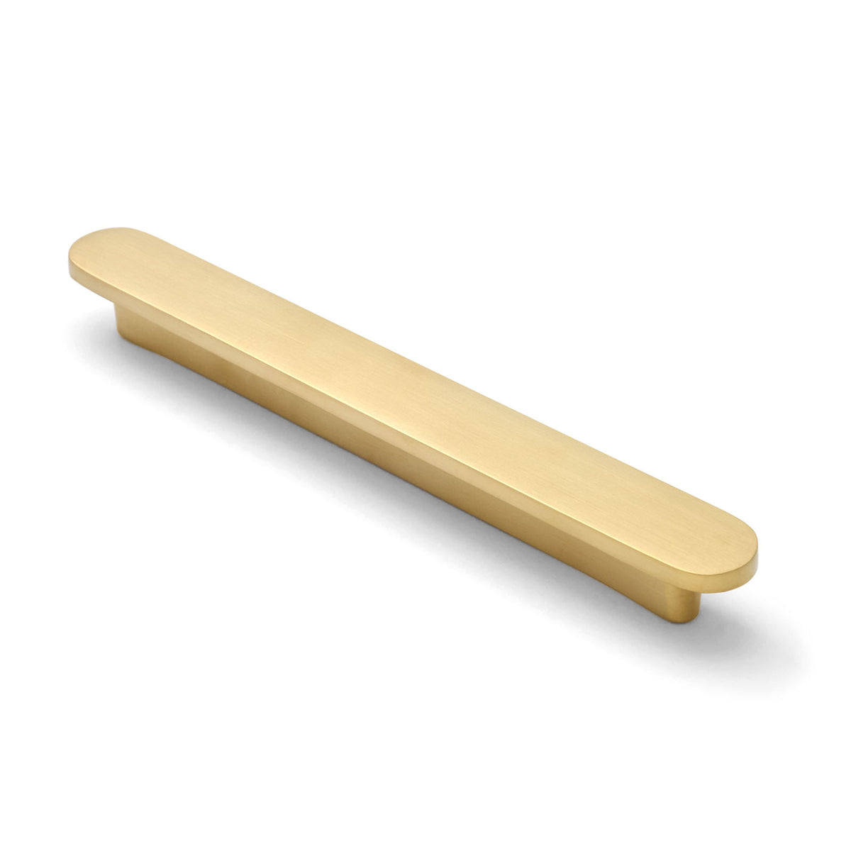 Brushed Brass Imogen PVD Oval Cabinet Pull Medium