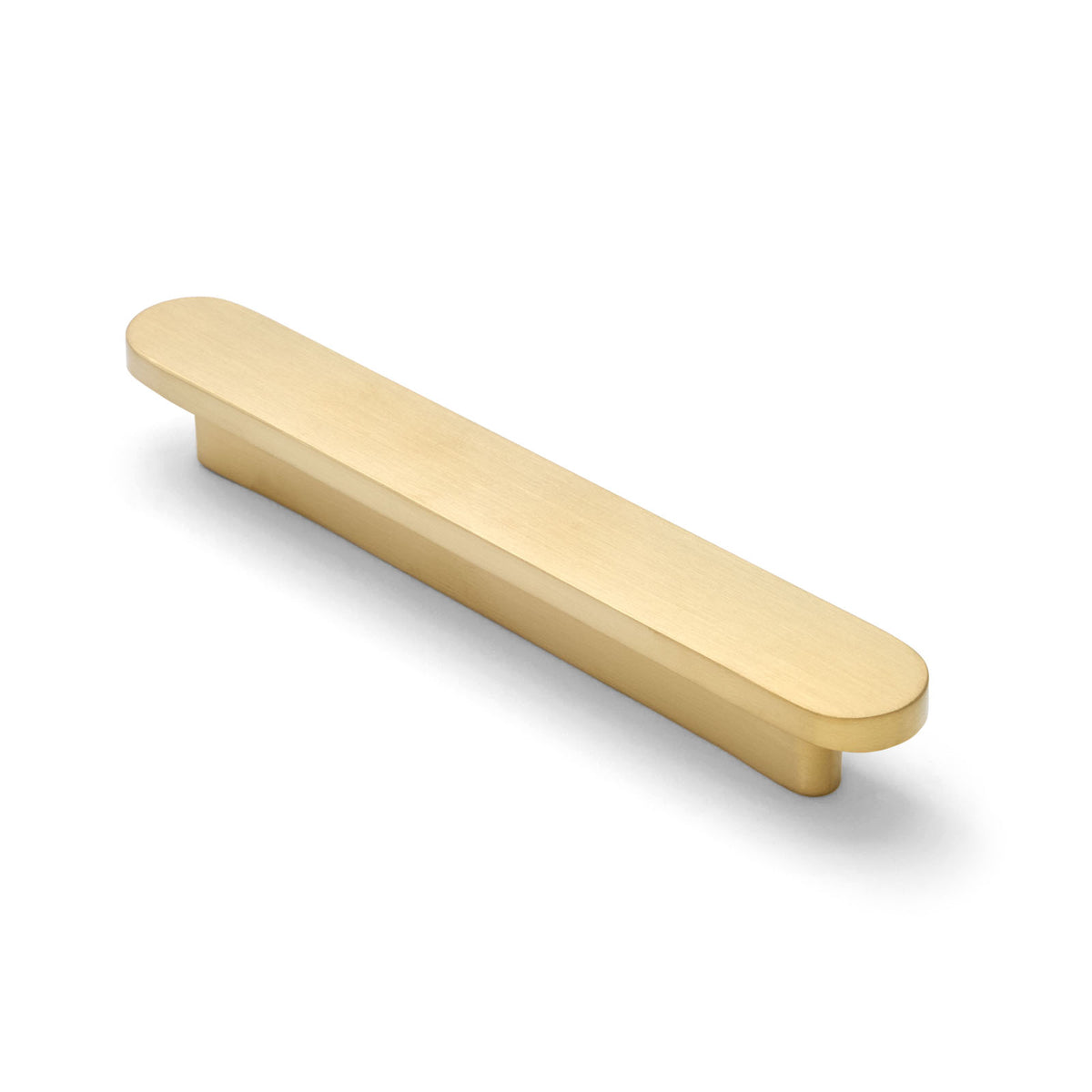 Brushed Brass Imogen PVD Oval Cabinet Pull Small