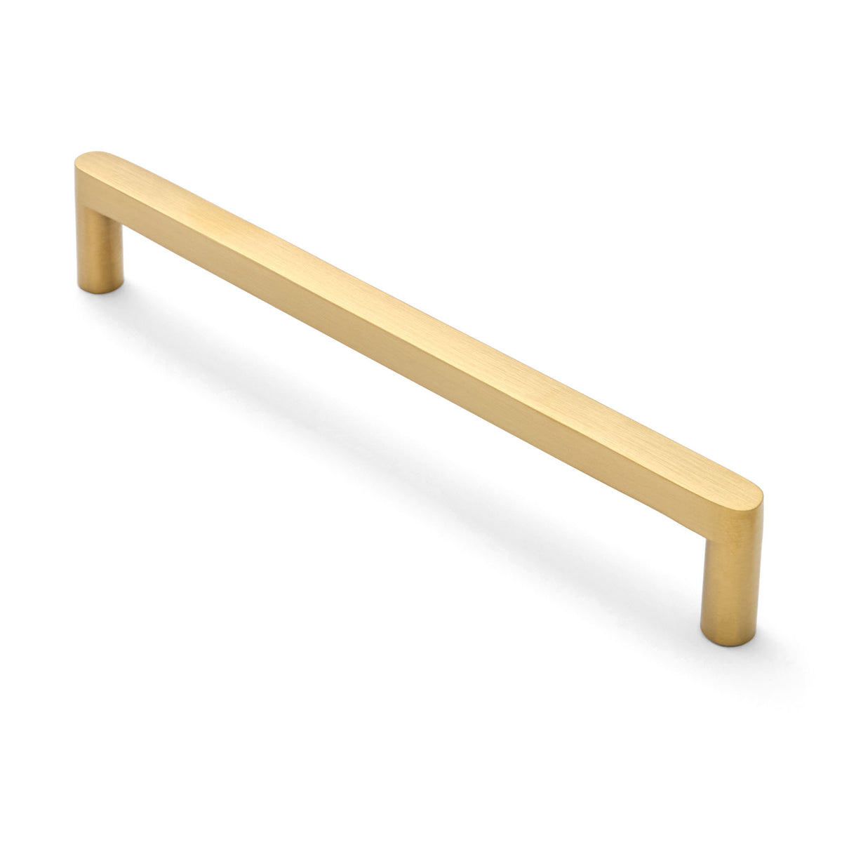 Brushed Brass Clio PVD Straight Profile Cabinet Pull Medium