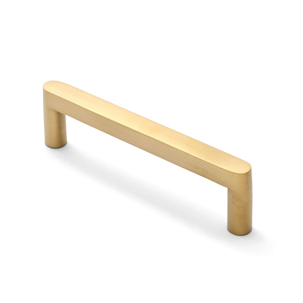 Brushed Brass Clio PVD Straight Profile Cabinet Pull Small