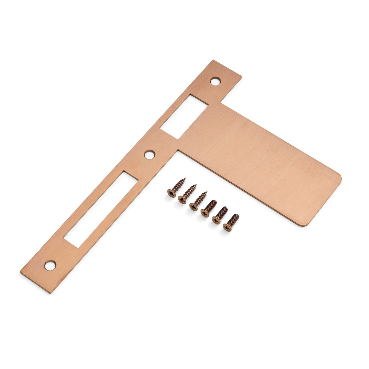 Extended 120mm Strike Plate to suit 85mm Euro Mortice Lock (Various Finishes)