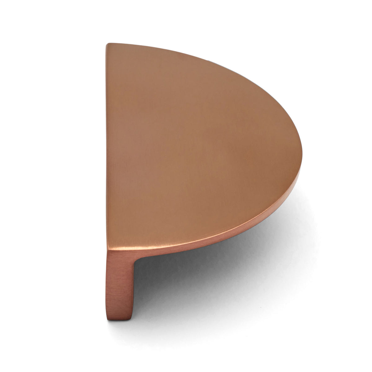 Brushed Copper PVD Half Moon Cabinet Pull - Iris