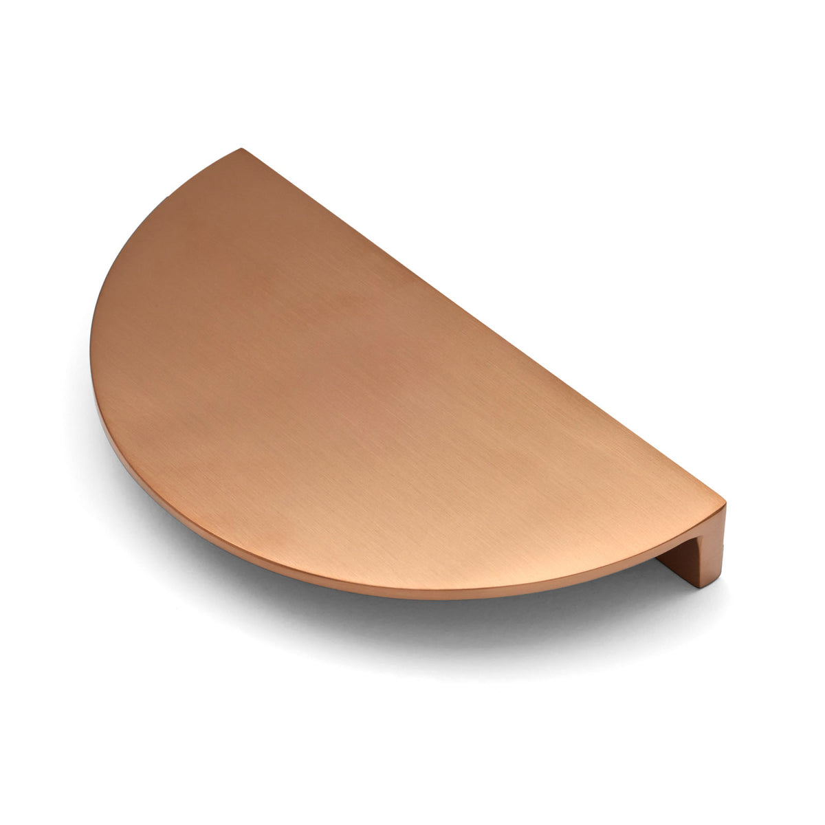 Brushed Copper PVD Half Moon Cabinet Pull - Iris