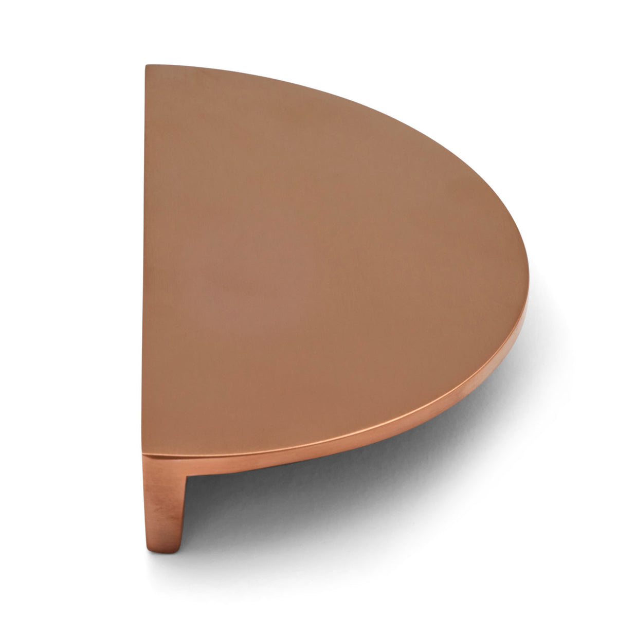 Brushed Copper PVD Half Moon Cabinet Pull - Iris