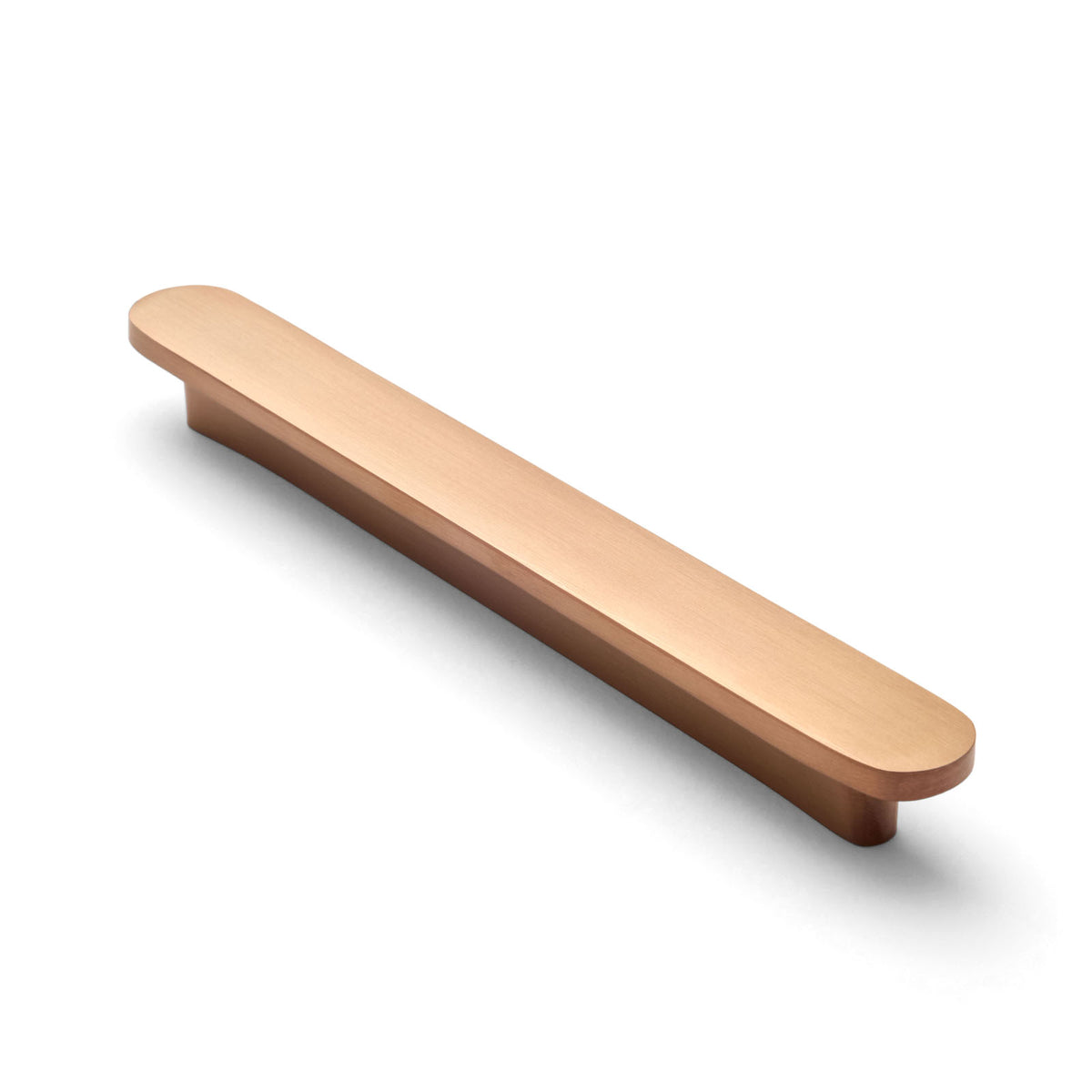Brushed Copper Imogen PVD Oval Cabinet Pull Medium