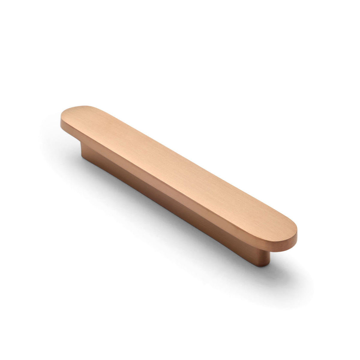 Brushed Copper Imogen PVD Oval Cabinet Pull Small