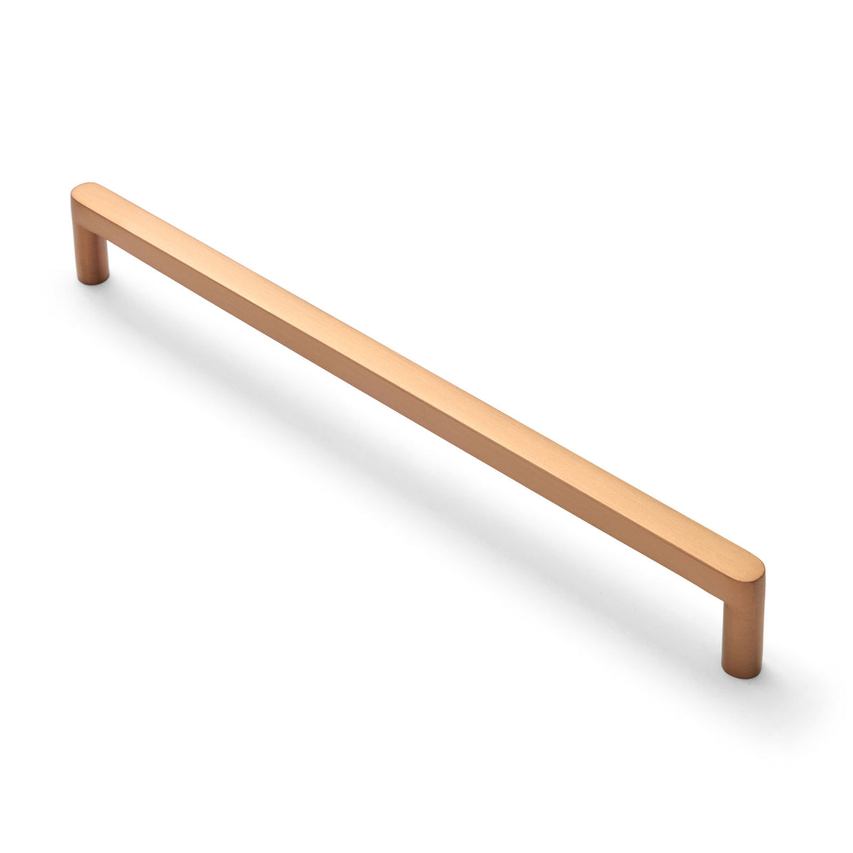 Brushed Copper Clio PVD Straight Cabinet Pull Large