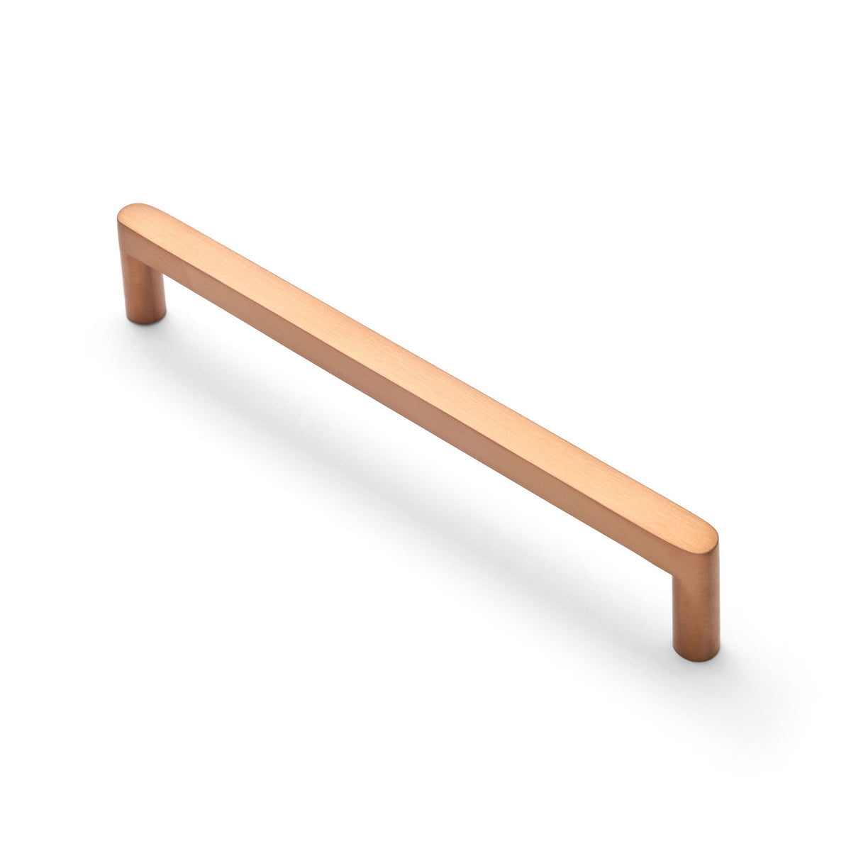 Brushed Copper Clio PVD Straight Cabinet Pull Medum