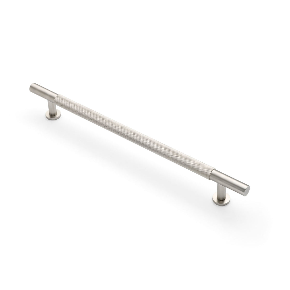 Brushed Nickel Knurled Appliance/Door Pull - Charmian