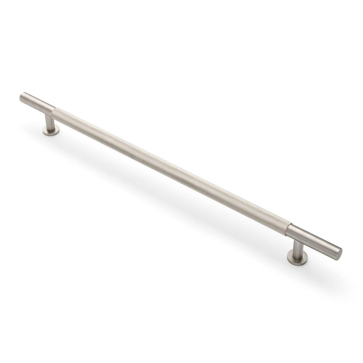 Brushed Nickel Knurled Appliance/Door Pull - Charmian