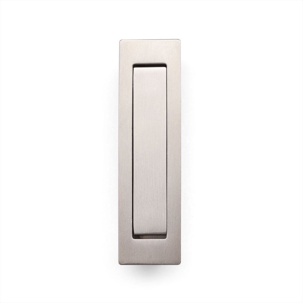 Brushed Nickel Concealed Sliding Door Edge Pull