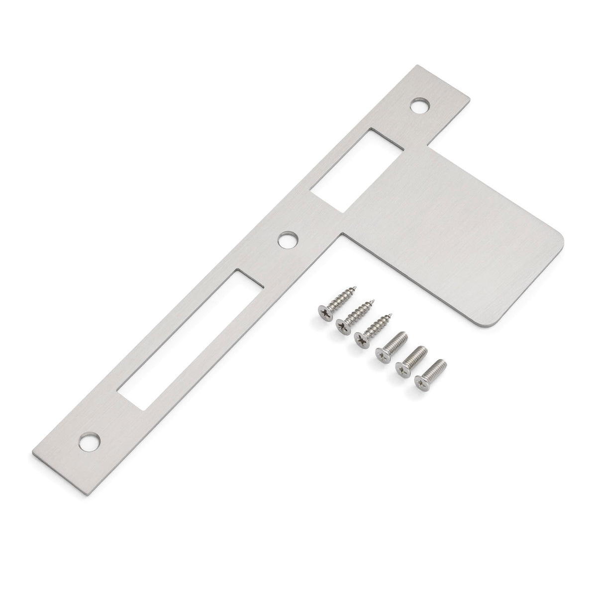 Extended 85mm Strike Plate to suit 85mm Euro Mortice Lock (Various Finishes)