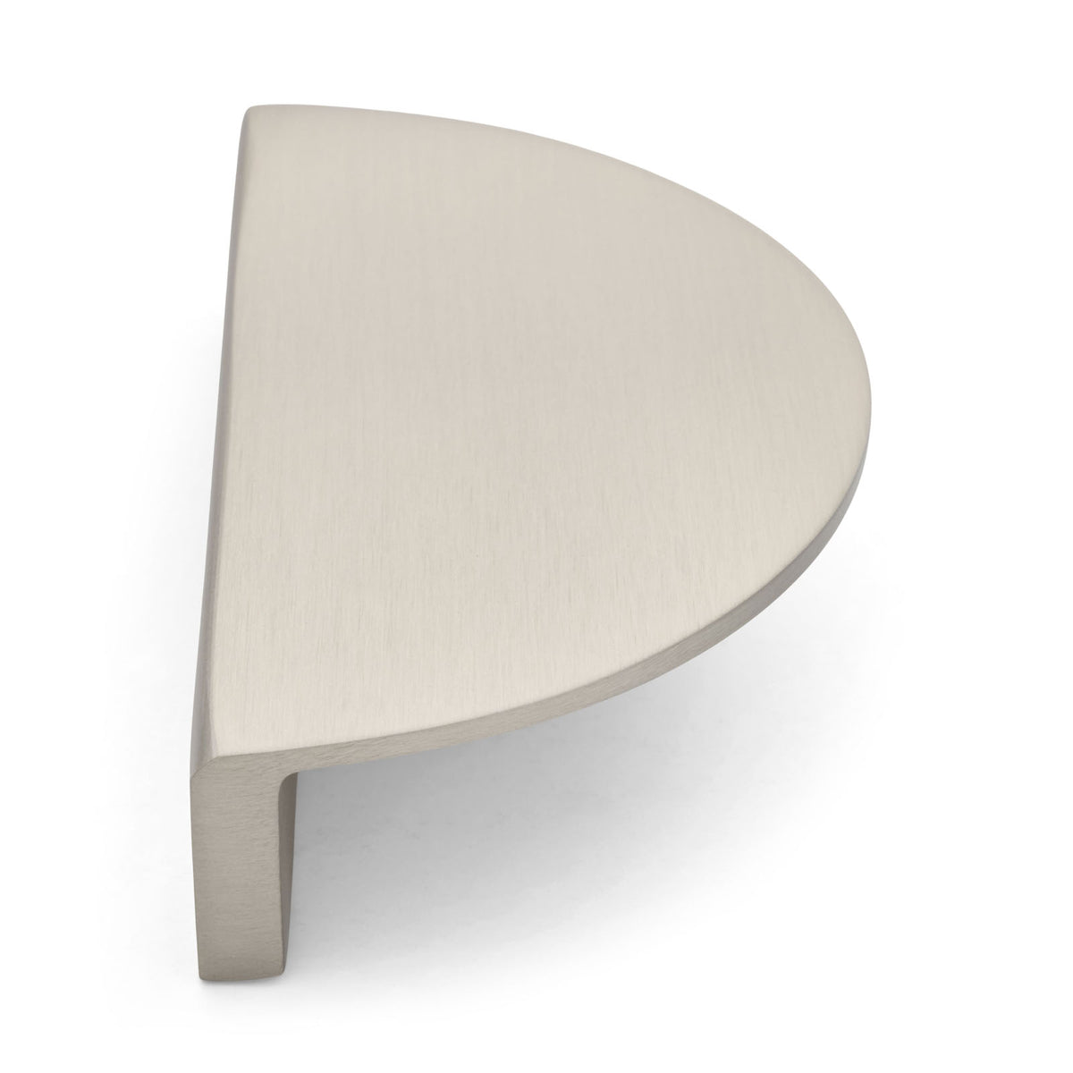 Brushed Nickel Half Moon Cabinet Pull - Iris