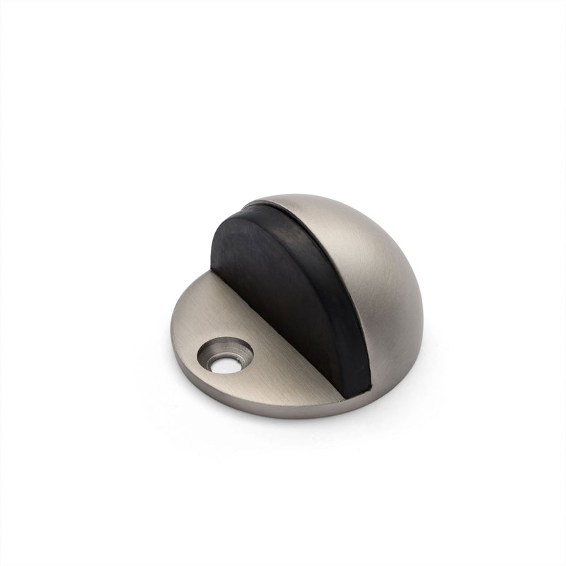 Brushed Nickel Half Moon Door Stop | Manovella