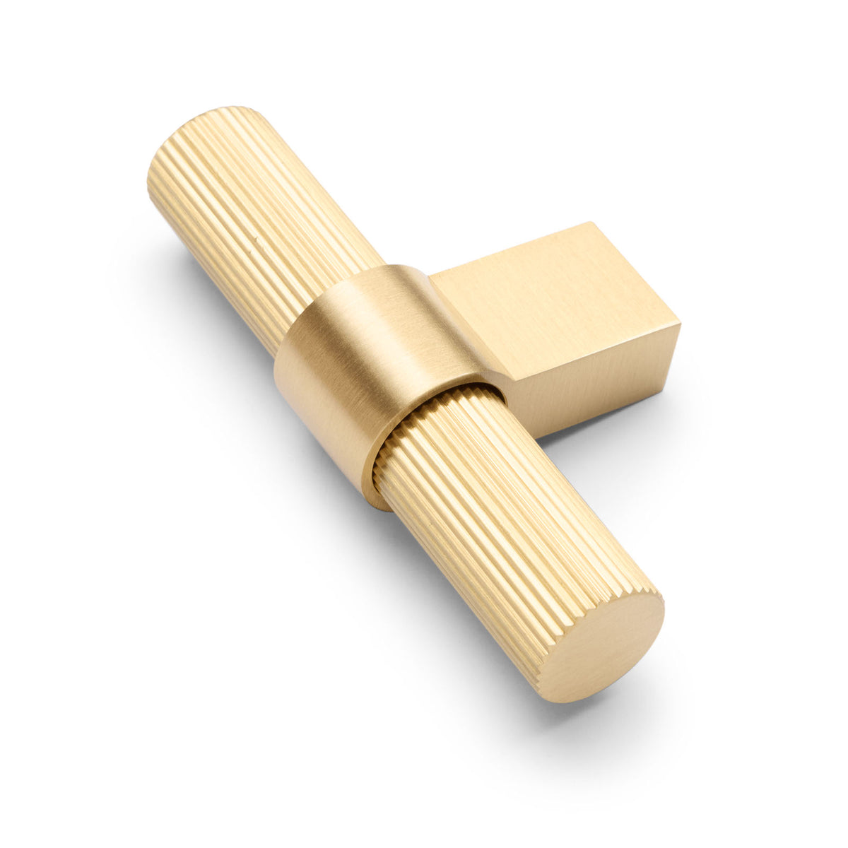 Brushed Brass Fluted T-Bar - Athena