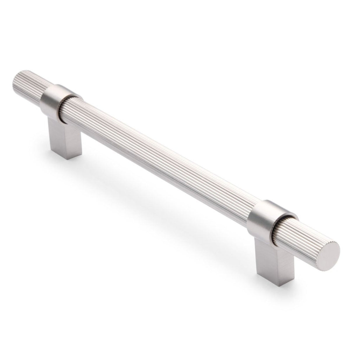 Brushed Nickel Fluted Pull - Cassandra